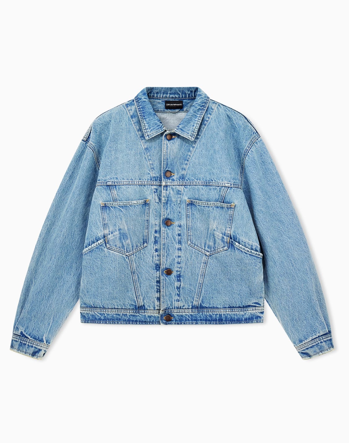 blouson-en-denim-de-coton-dlav-avec-boutons-en-mtal-bleu--emporio-armani