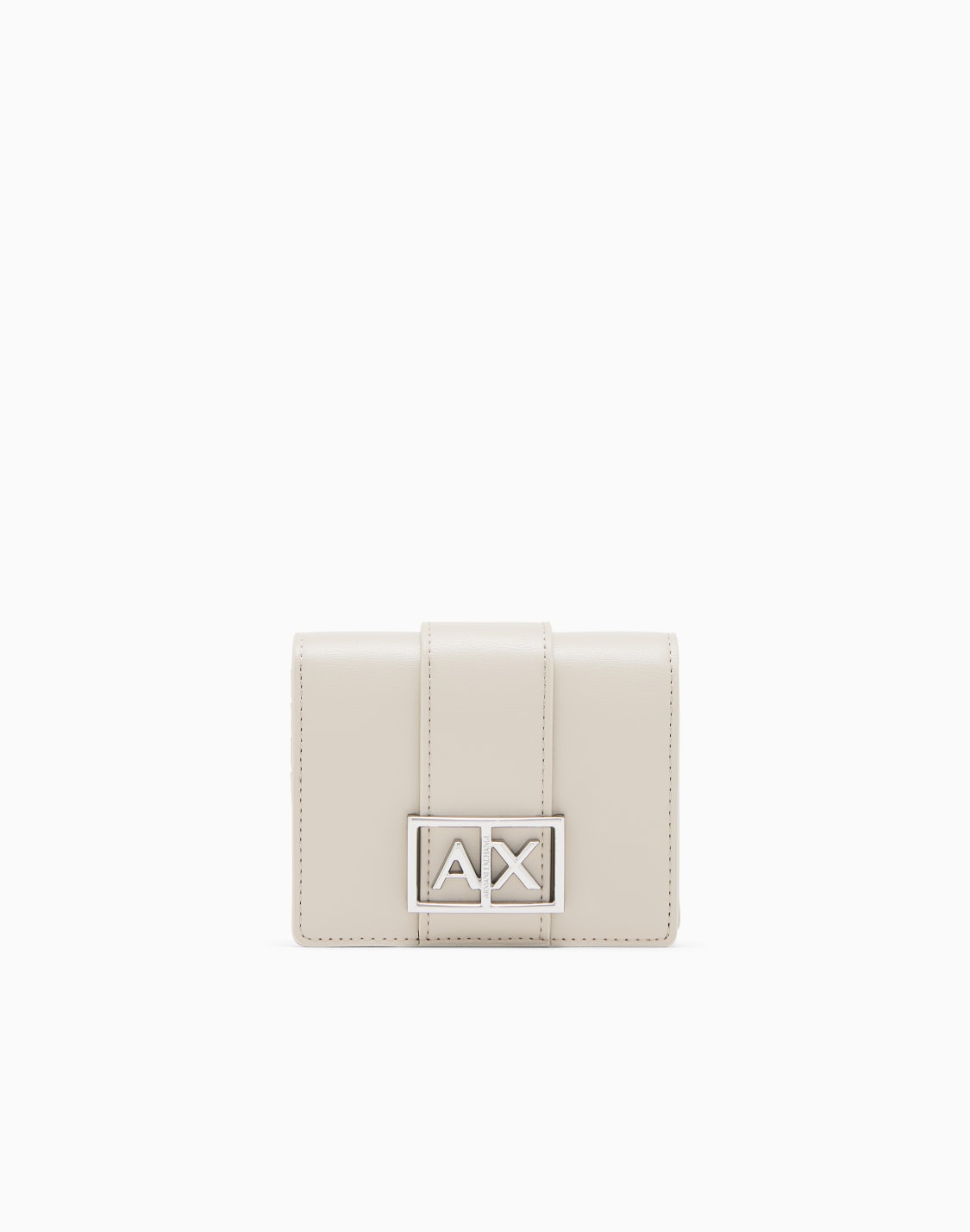 axロゴ-ミニウォレットコインケス付き-ホワイト--armani-exchange