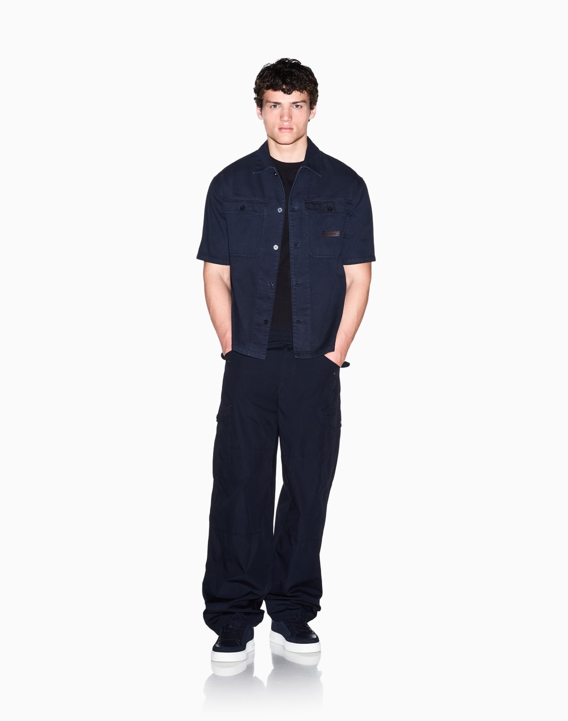 slim-fit-t-shirt-in-stretch-cotton-jersey-with-rib-details-black--armani-exchange