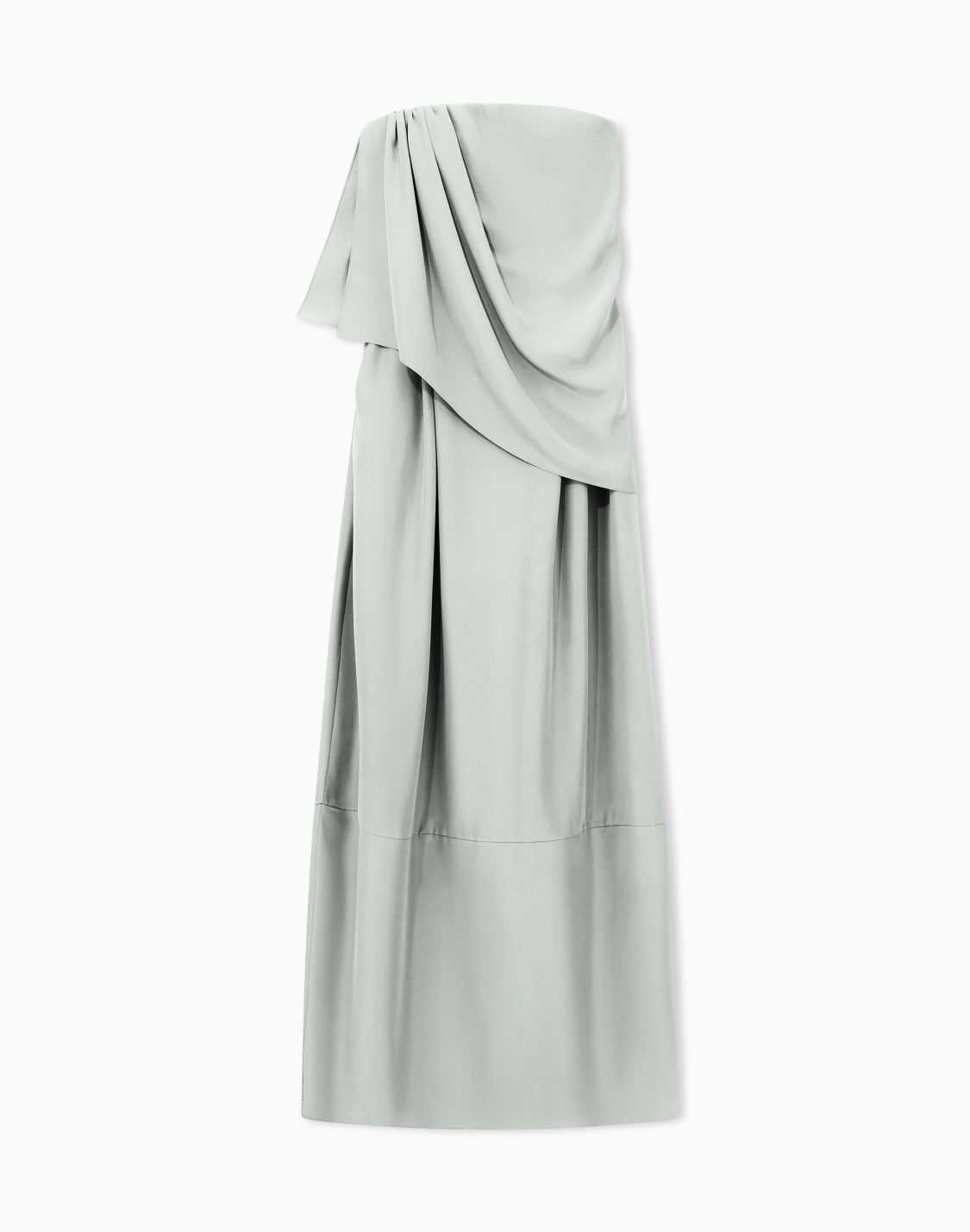 dress-washed-silk-bustier-with-asymmetrical-gathered-panel-green--giorgio-armani