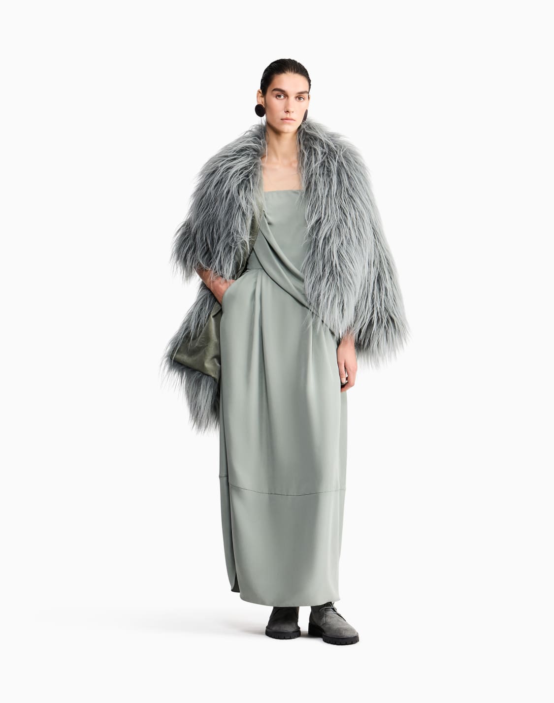 dress-washed-silk-bustier-with-asymmetrical-gathered-panel-green--giorgio-armani