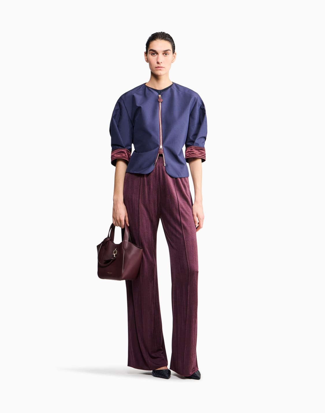 trouser-wide-leg-in-jacquard-jersey-with-elastic-waistband-burgundy--giorgio-armani