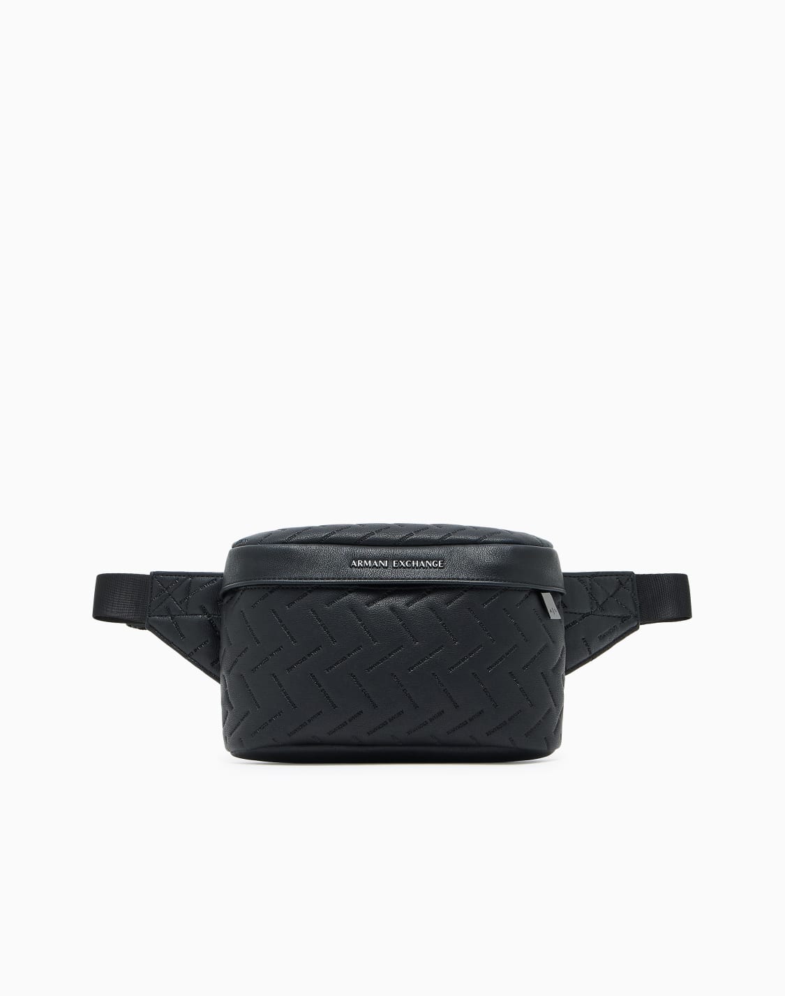 デボスロゴ-ウエストバッグ-ブラック--armani-exchange