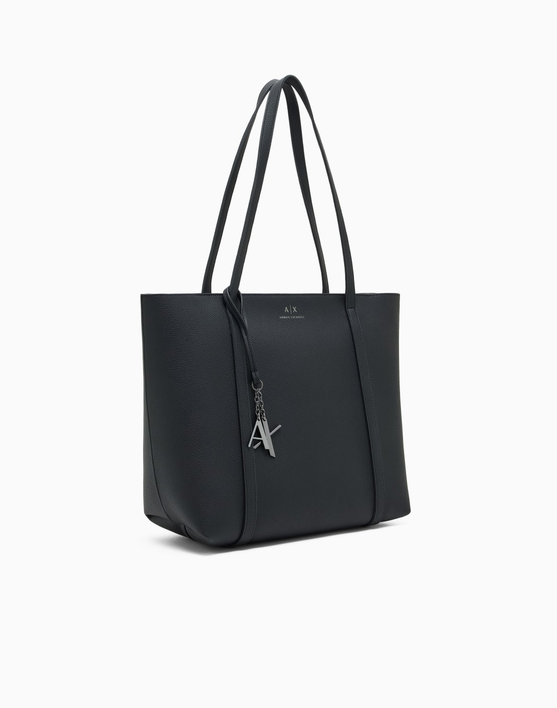 sac-fourre-tout-en-cuir-effet-grain-sylvie-noir--armani-exchange