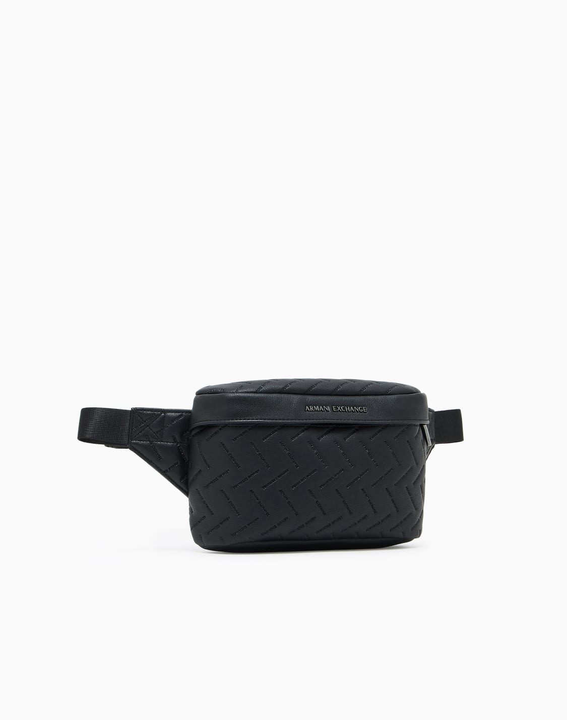 デボスロゴ-ウエストバッグ-ブラック--armani-exchange