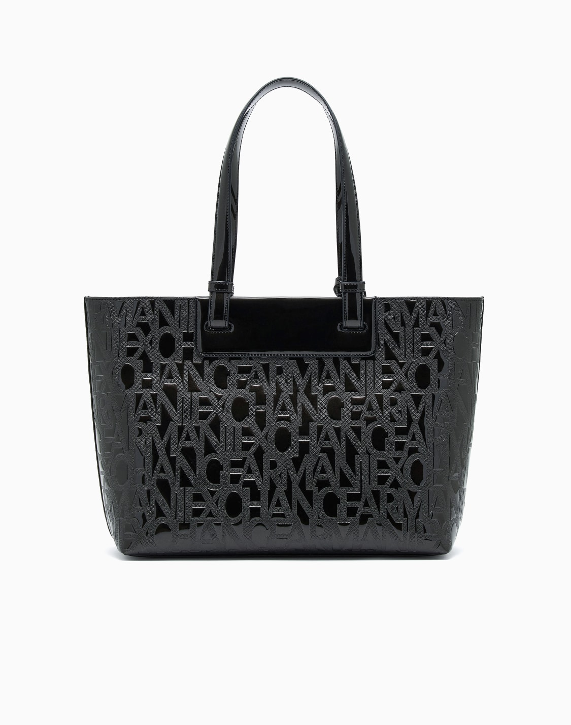 sac-fourre-tout-en-matire-brillante-noir--armani-exchange