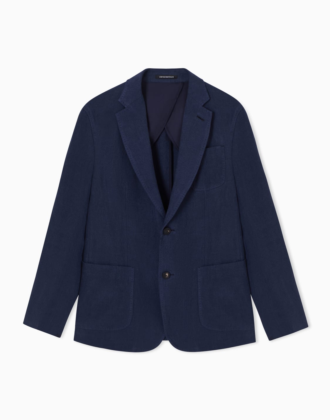 single-breasted-jacket-in-faded-linen-with-a-crpe-texture-blue--emporio-armani