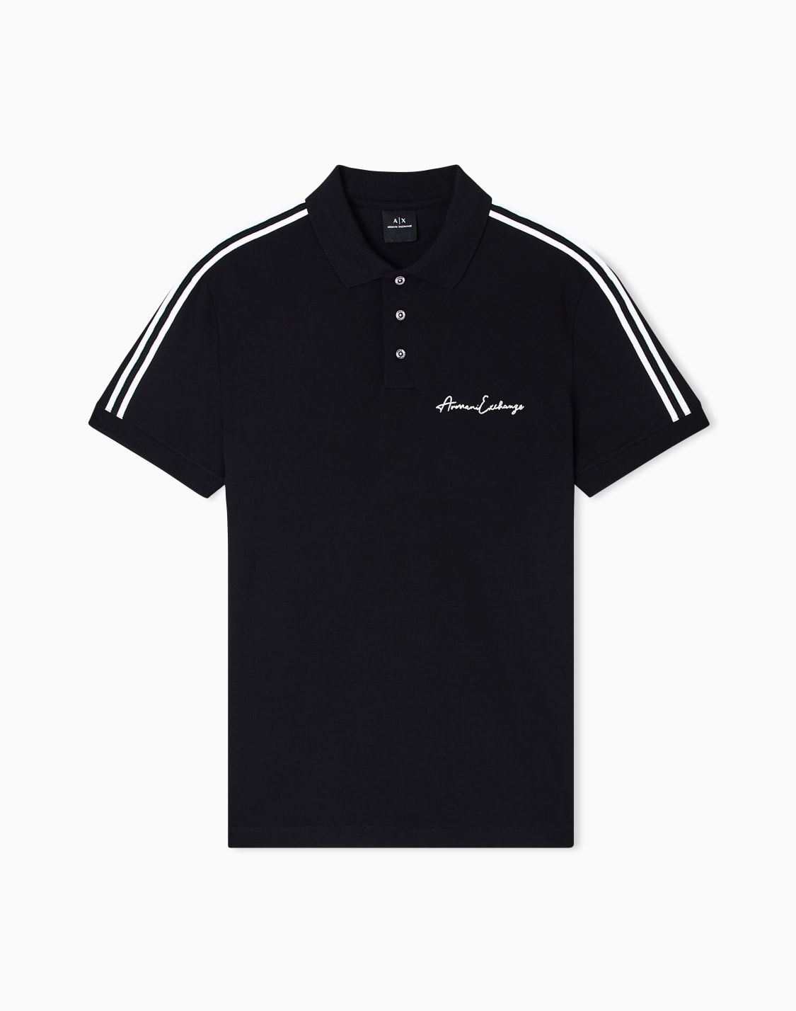 polo-clsico-de-piqu-elstico-negro--armani-exchange