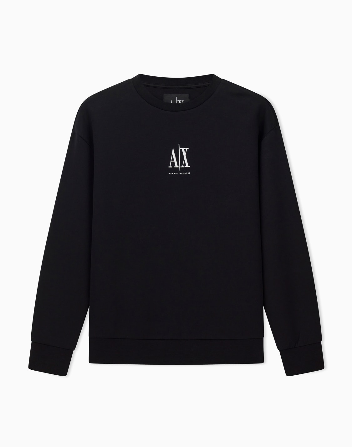 bonded-stretch-sweatshirt-with-logo-black--armani-exchange