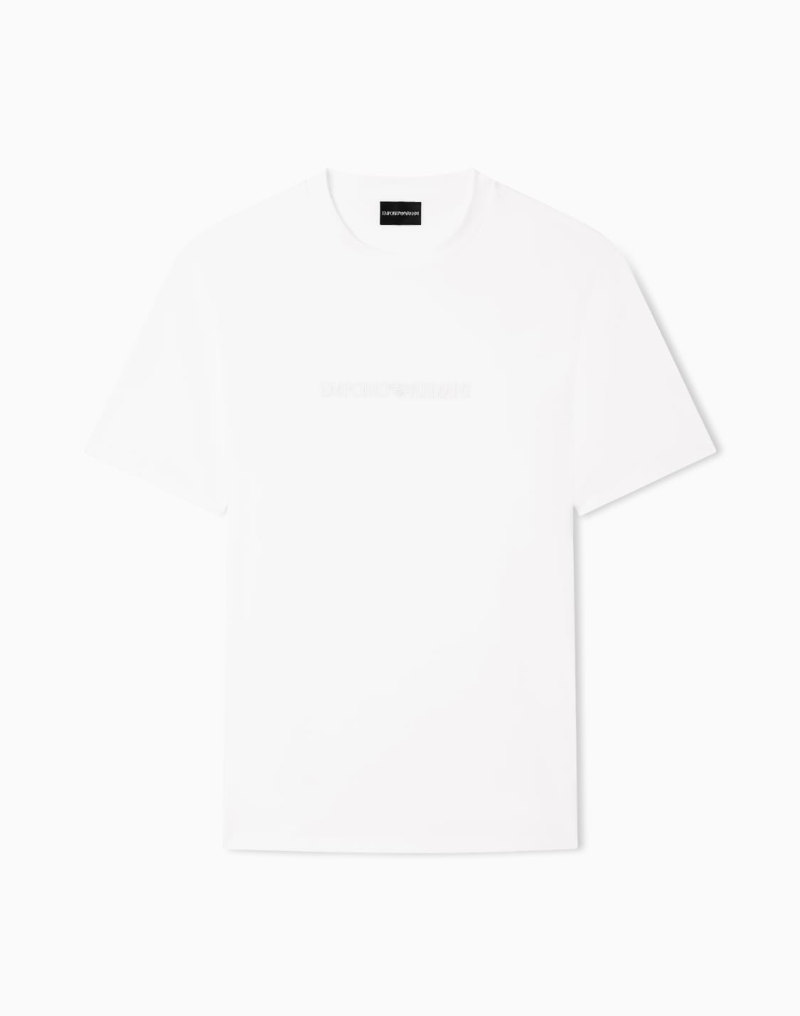スリムフィット-ピマコットン-tシャツ-essential-ホワイト--emporio-armani