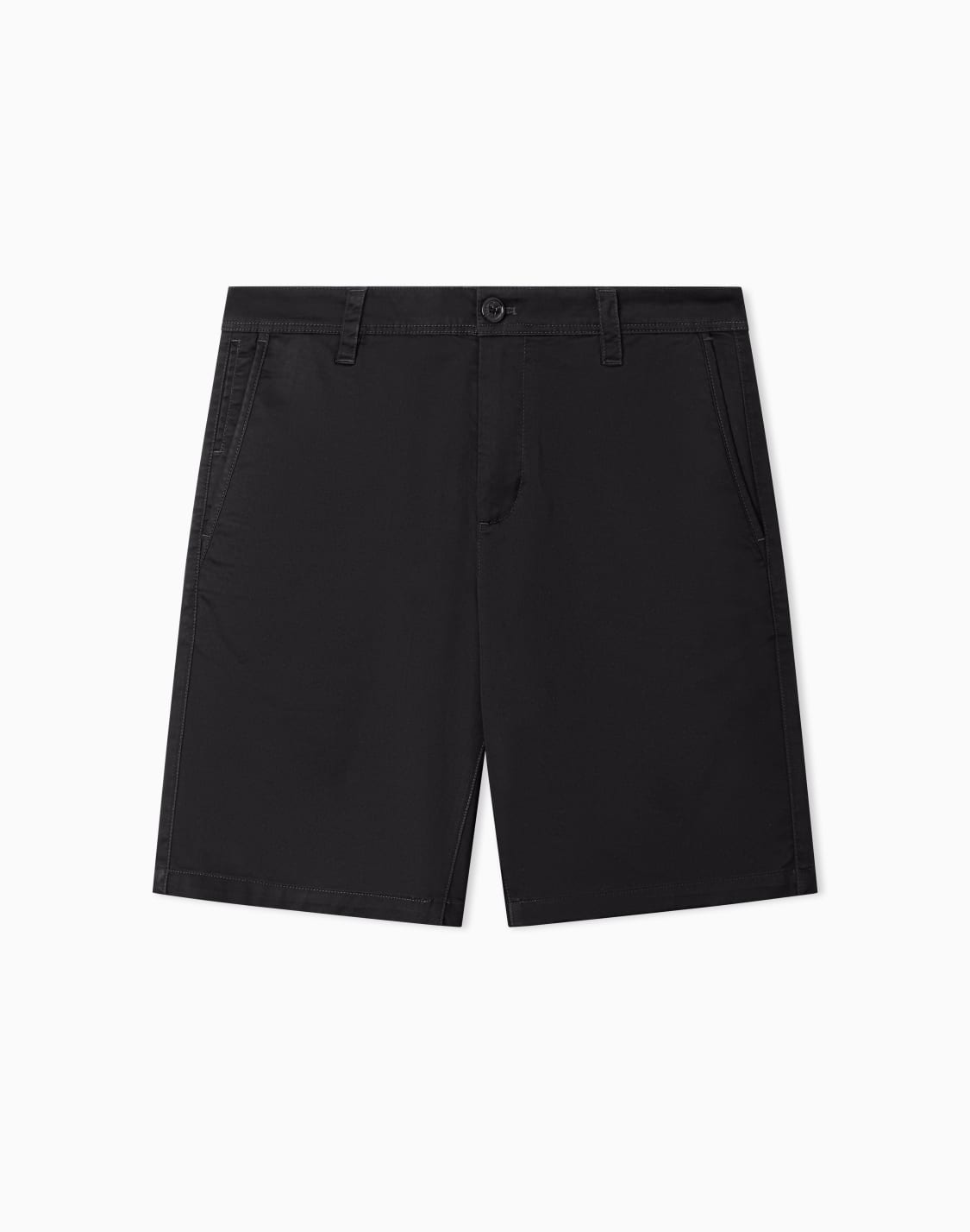bermuda-shorts-in-stretch-cotton-satin-black--armani-exchange