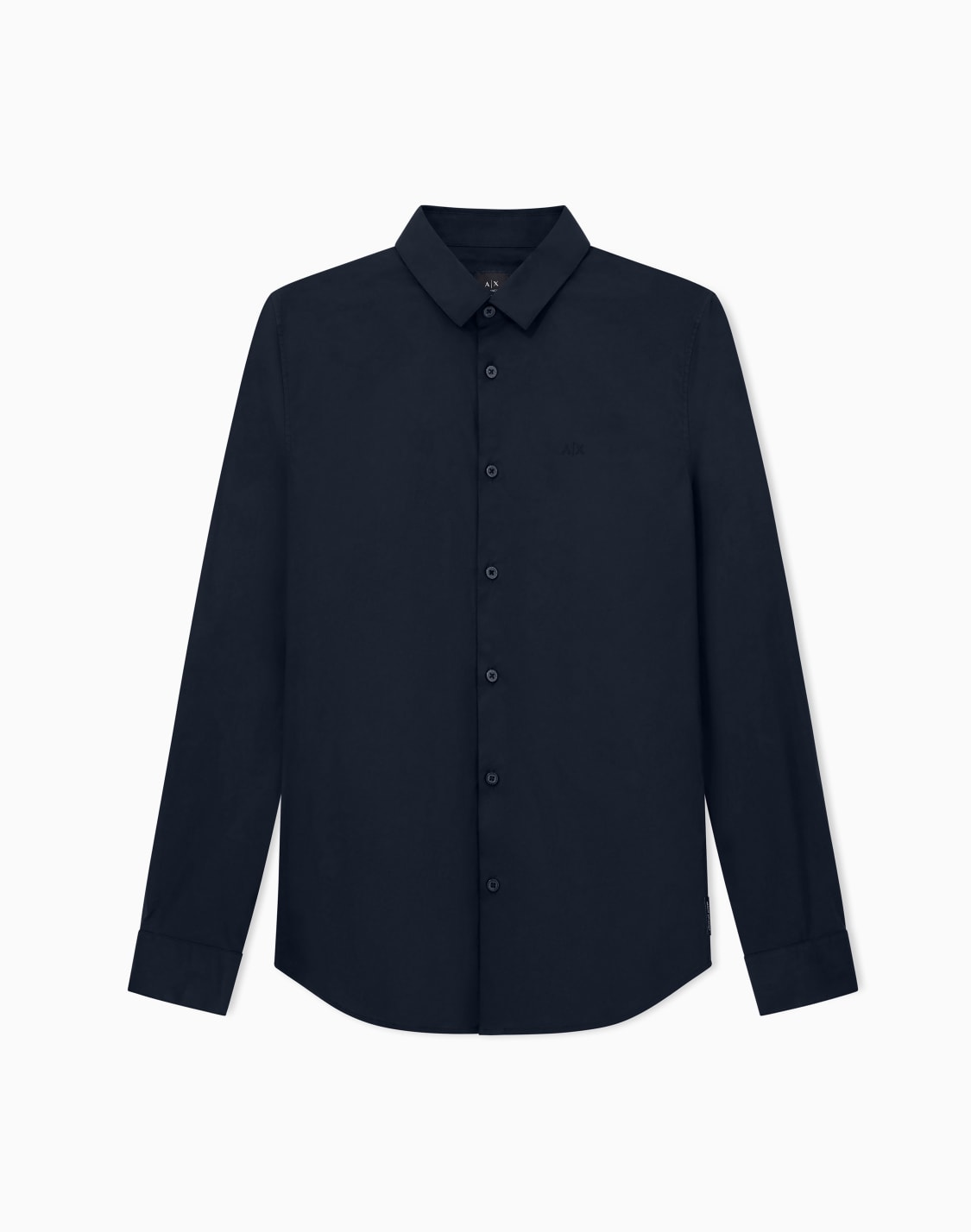 classic-slim-fit-stretch-poplin-shirt-navy-blue--armani-exchange