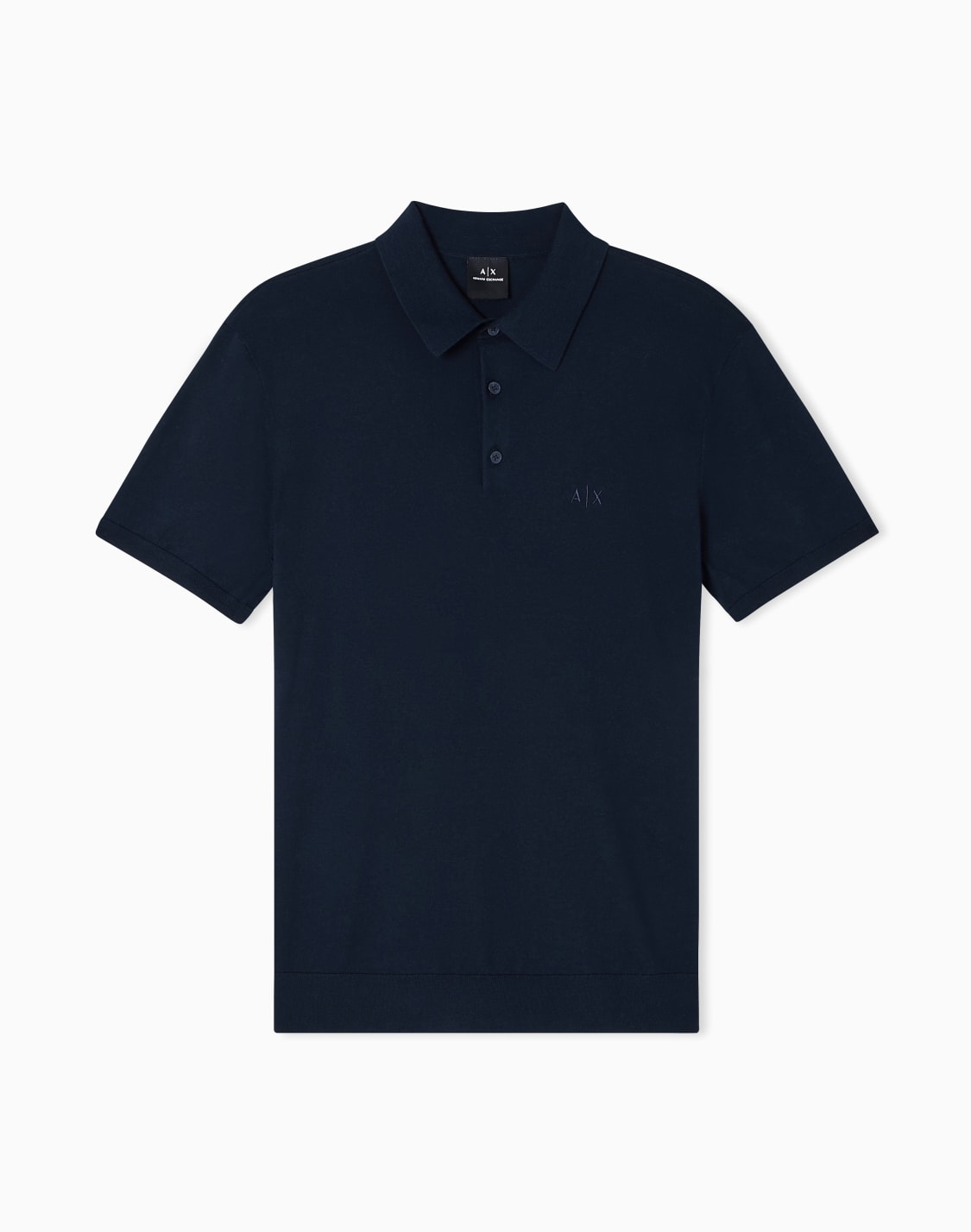 knitted-cotton-polo-shirt-with-collar-navy-blue--armani-exchange