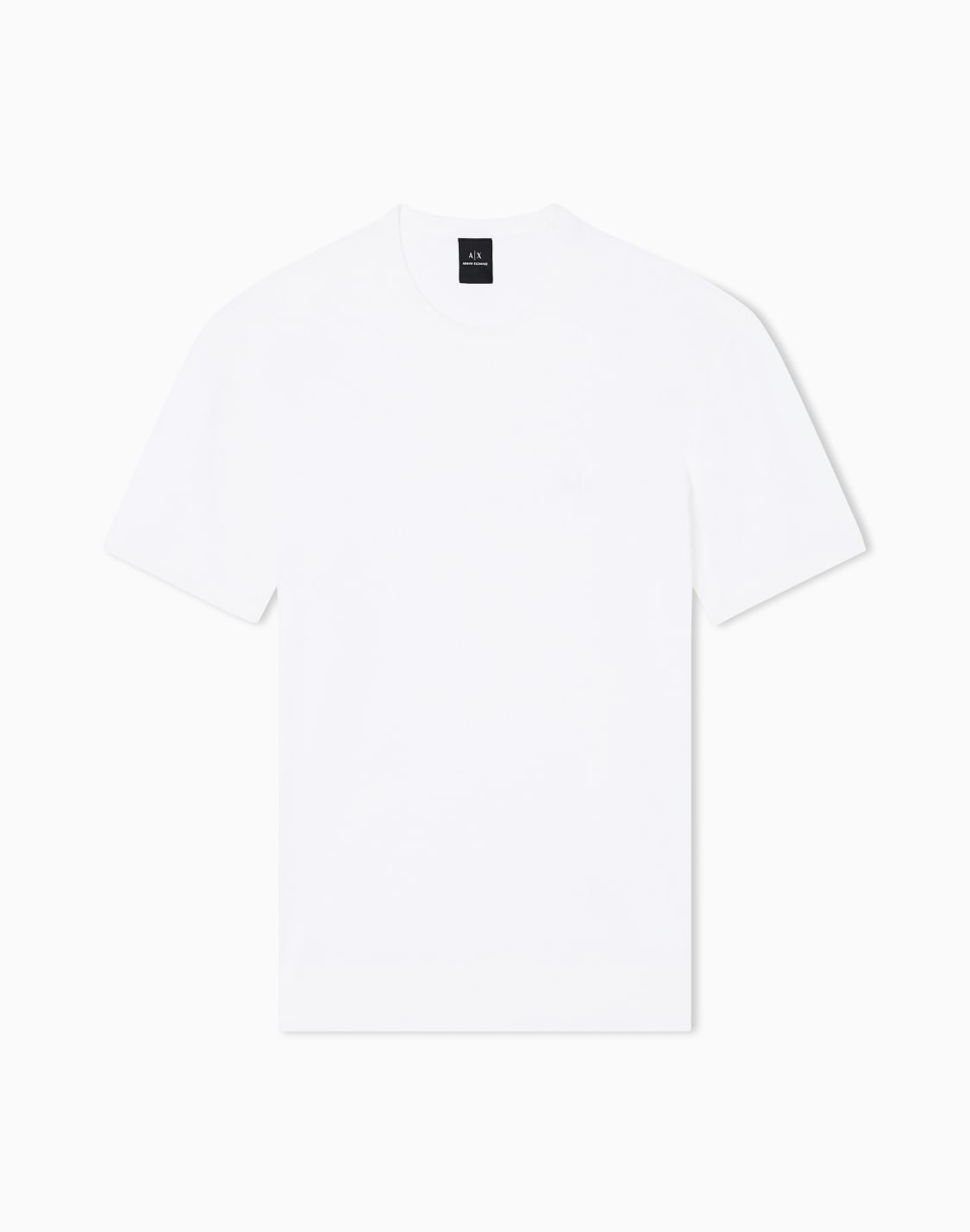 オガニックコットン-ニット-tシャツ-ホワイト--armani-exchange