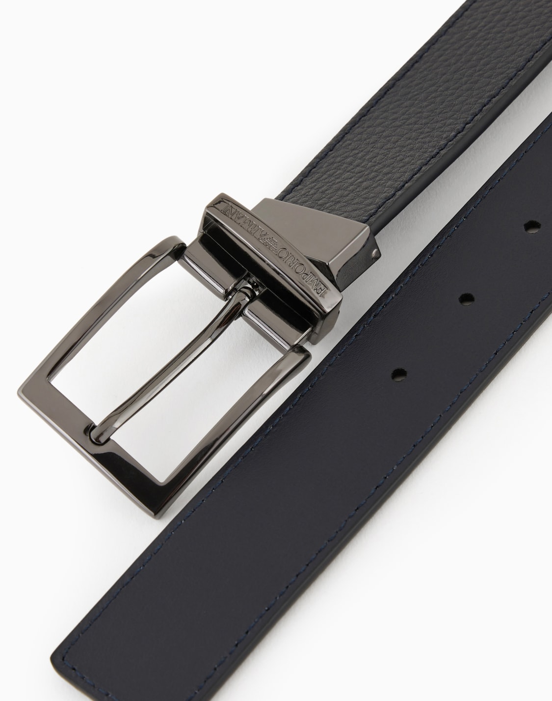 wendegrtel-aus-strukturiertem-leder-mit-print-blau--emporio-armani