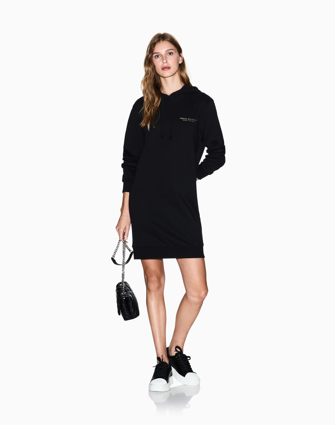 short-dresses-black--armani-exchange