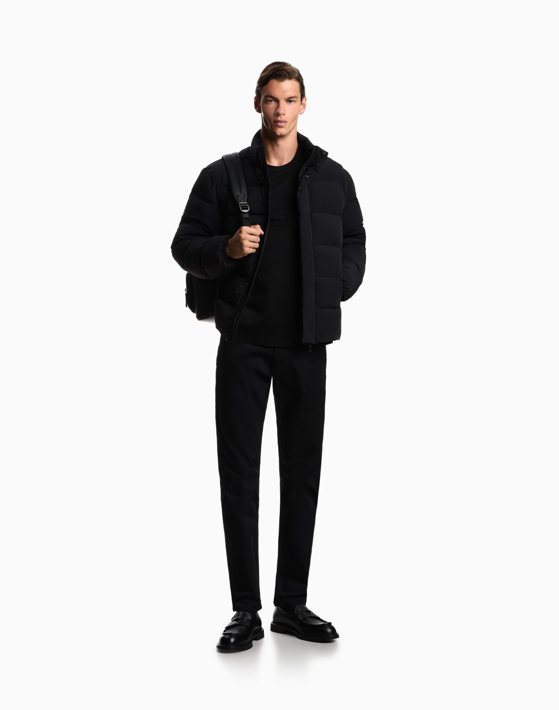 water-repellent-quilted-nylon-spandex-down-jacket-black--emporio-armani