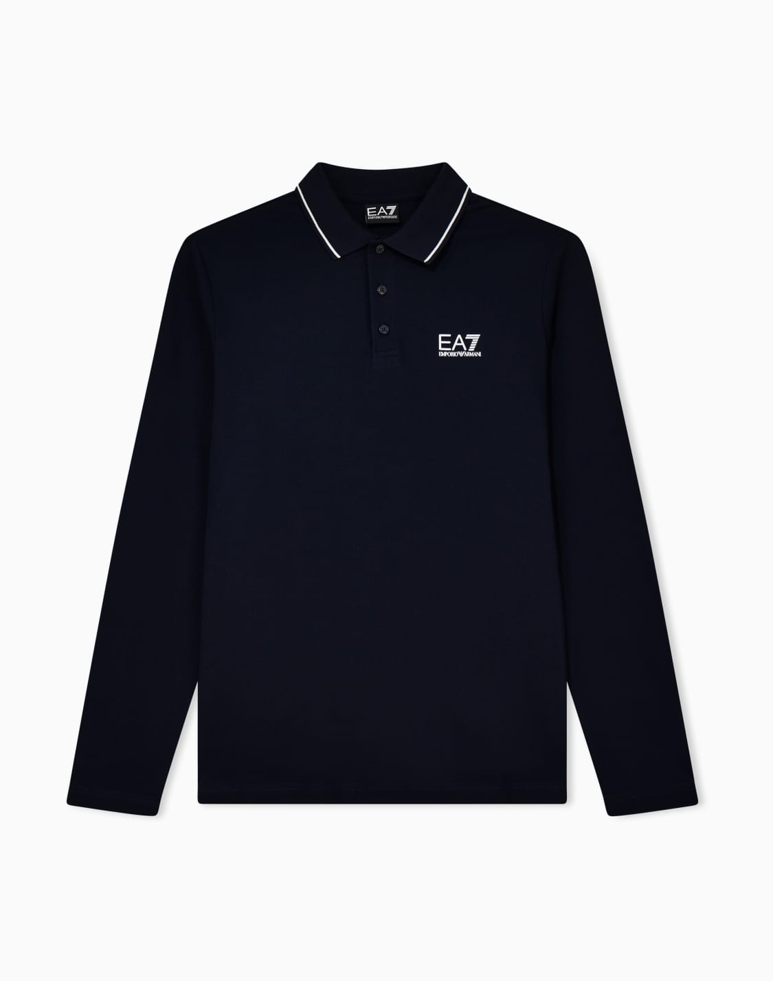 polo-manches-longues-en-coton-stretch-core-identity-bleu--ea7