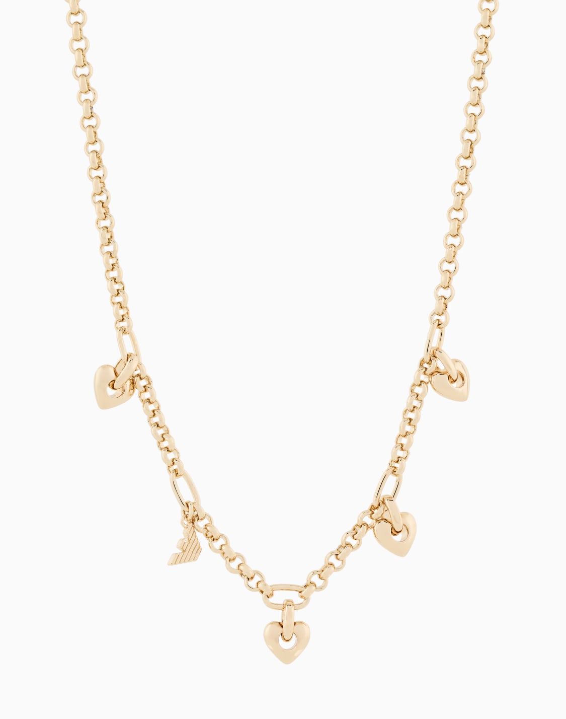 kette-mit-anhnger-aus-goldmessing-mehrfarbig--emporio-armani