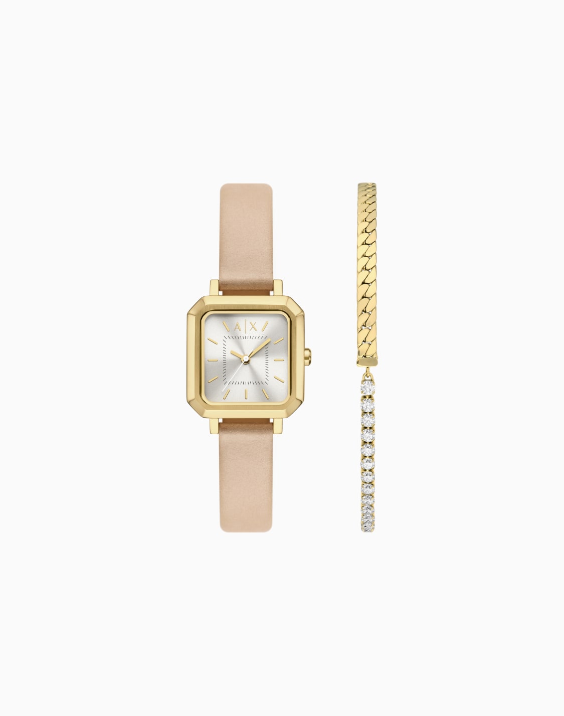 coffret-cadeau-avec-montre-et-bracelet-en-cuir-couleur-nude-trois-aiguilles-multicolore--armani-exchange