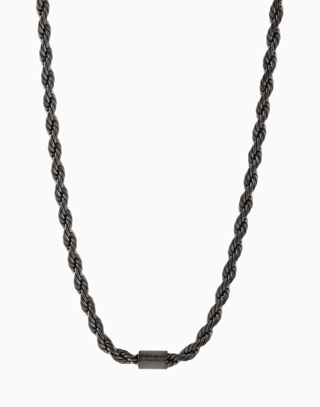 -gunmetal-stainless-steel-chain-necklace-multicolored--armani-exchange