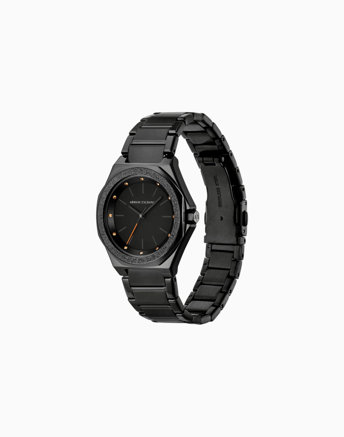 dreizeigeruhr-aus-schwarzem-edelstahl-mehrfarbig--armani-exchange