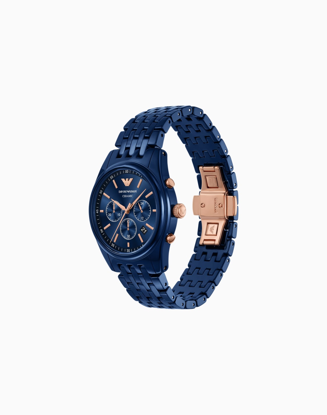 クロノグラフウォッチ-ブルセラミック-マルチカラ--emporio-armani