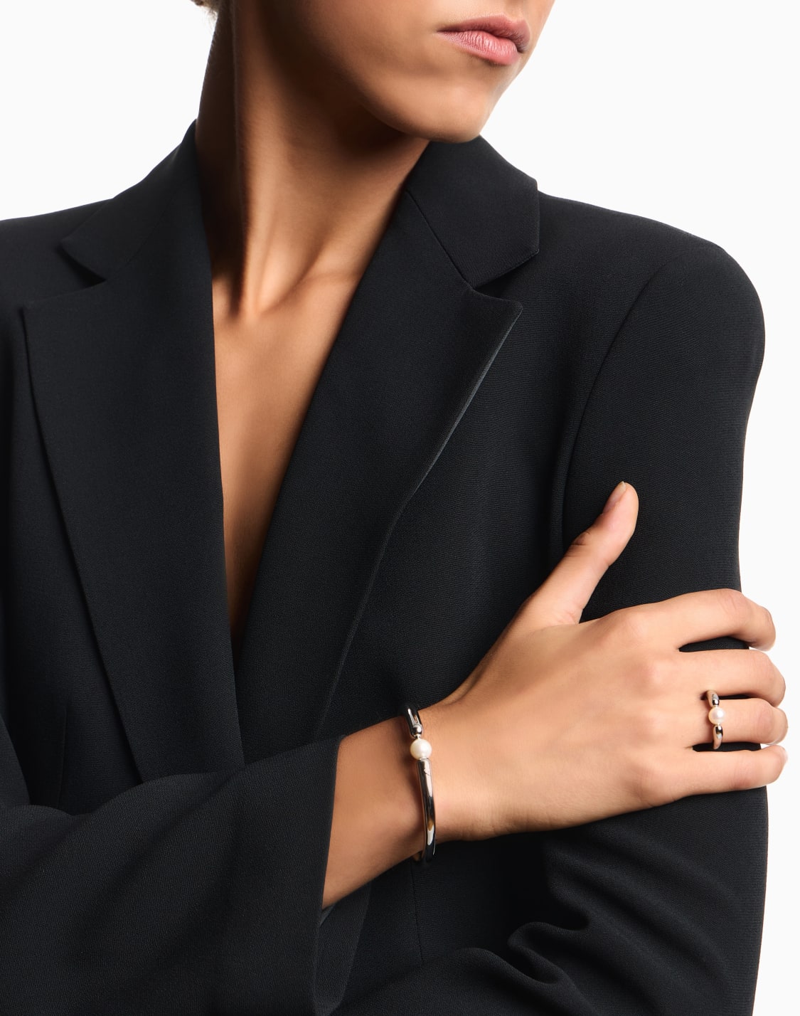 bague-avec-motif-central-en-laiton-argent-multicolore--emporio-armani