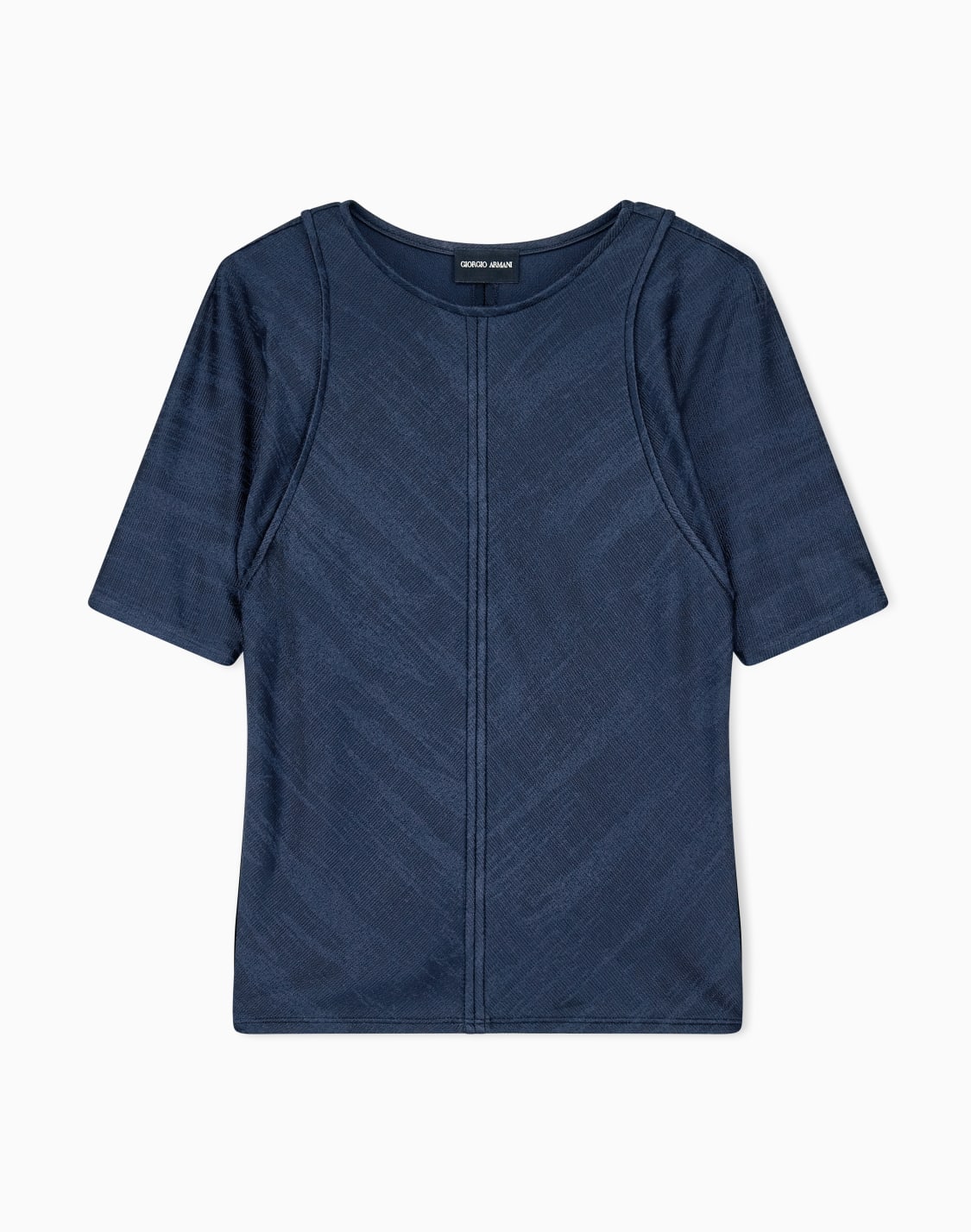 jumper-viskose-t-shirt-im-lagen-look-mit-chevron-muster-blau--giorgio-armani