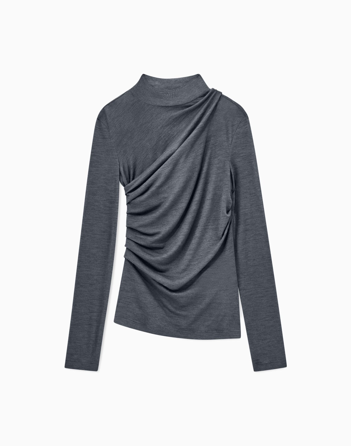 jersey-de-lana-con-cuello-chimenea-y-drapeado-frontal-gris--giorgio-armani