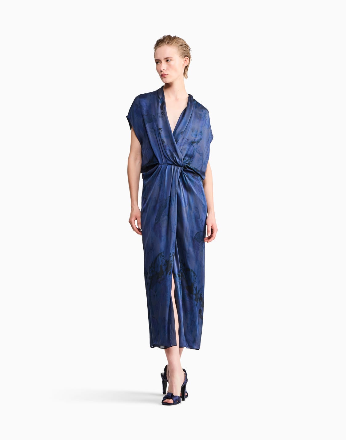 draped-silk-dress-with-deep-neckline-and-batik-flower-print-blue--giorgio-armani