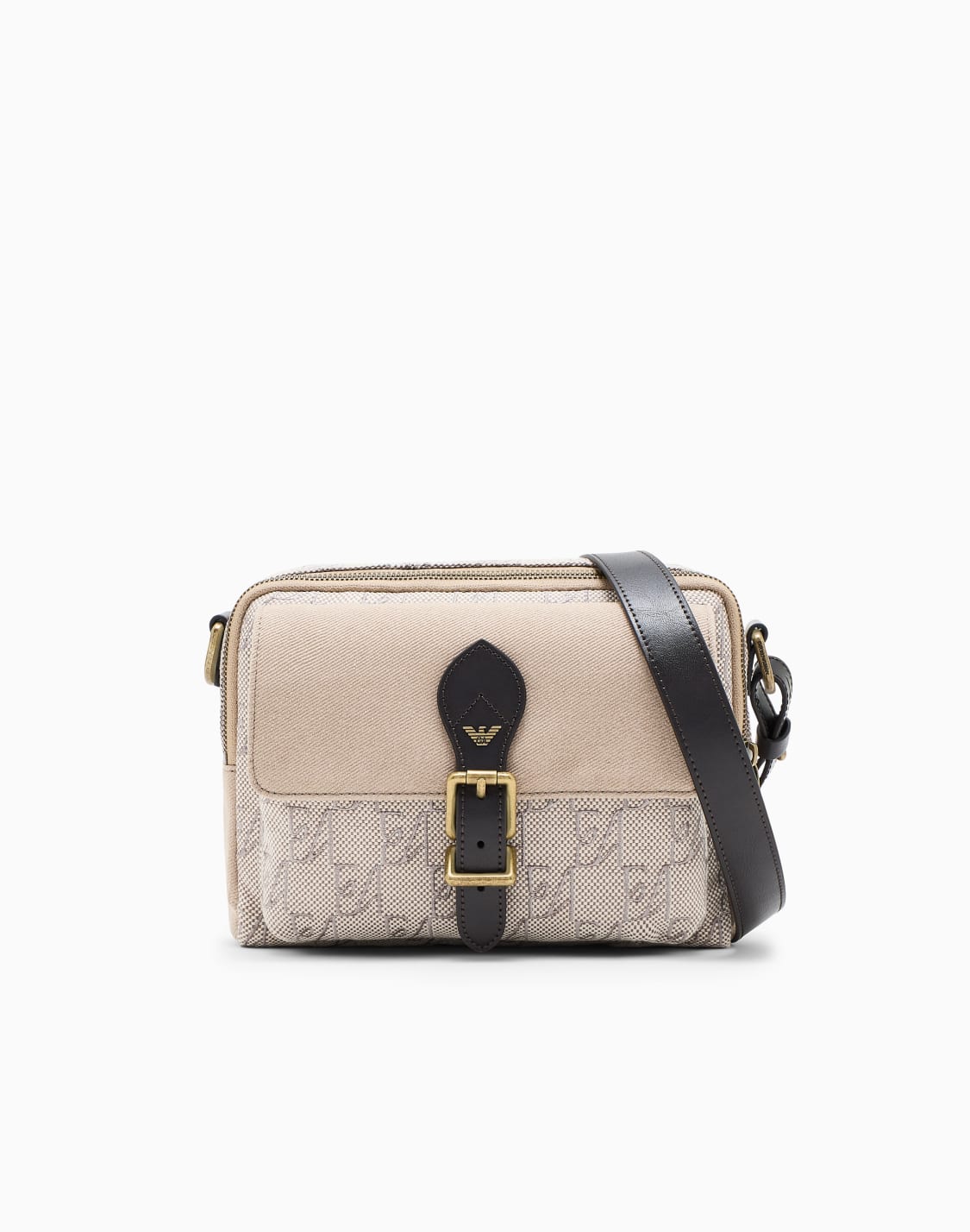 crossbody-bag-in-cotton-with-monogram-pattern-and-buckle-beige--emporio-armani