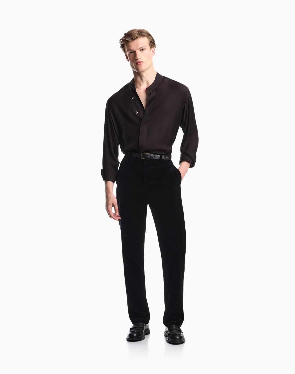 smooth-velvet-trousers-black--emporio-armani