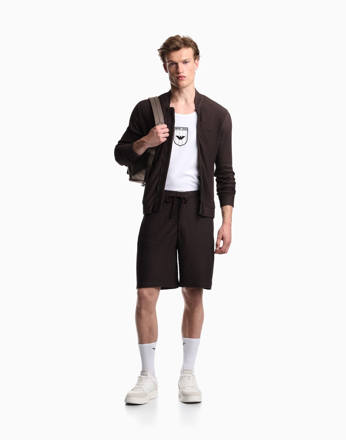 bermuda-shorts-in-embossed-two-way-stretch-jersey-brown--emporio-armani