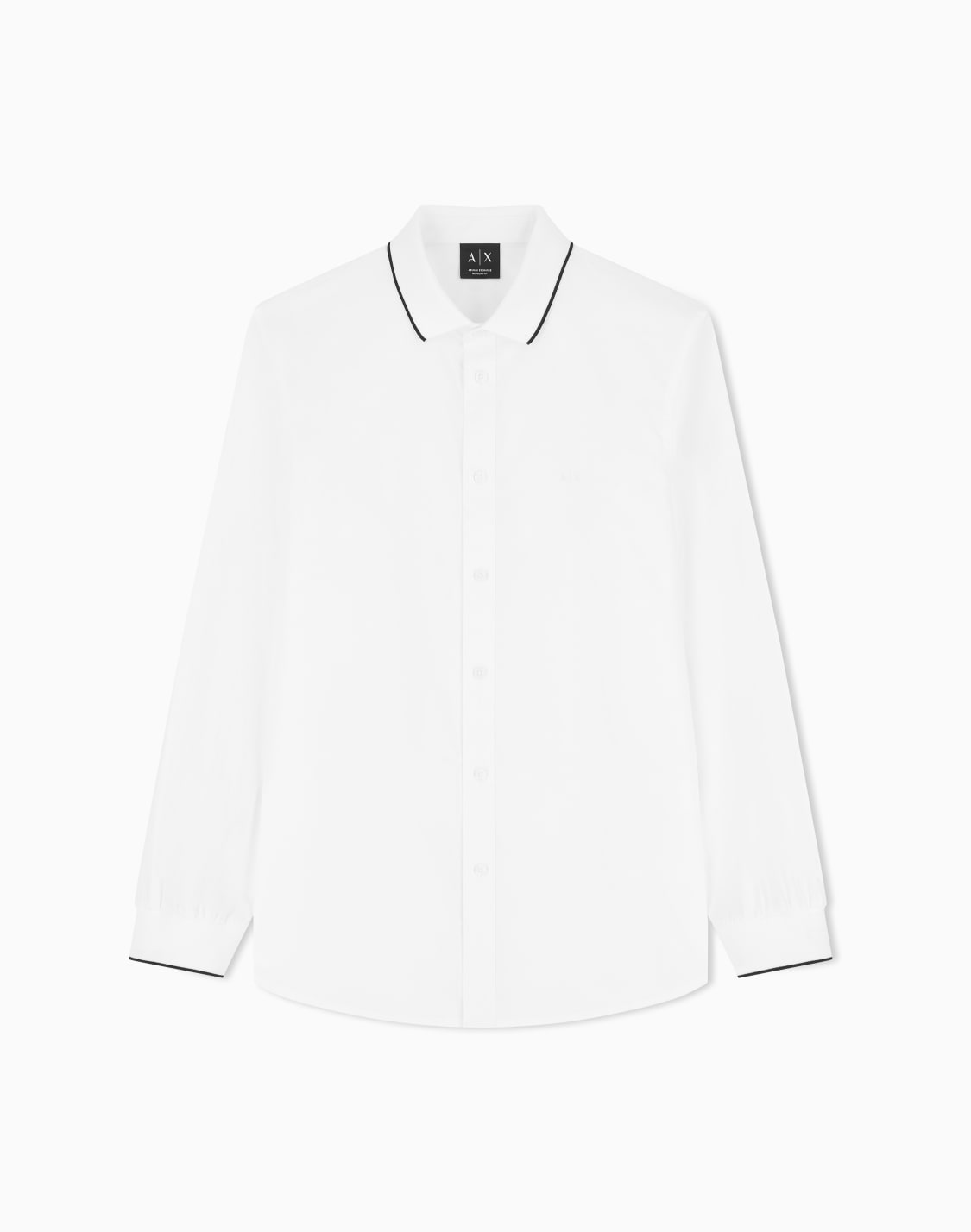 regular-fit-shirt-in-cotton-poplin-with-rib-details-white--armani-exchange