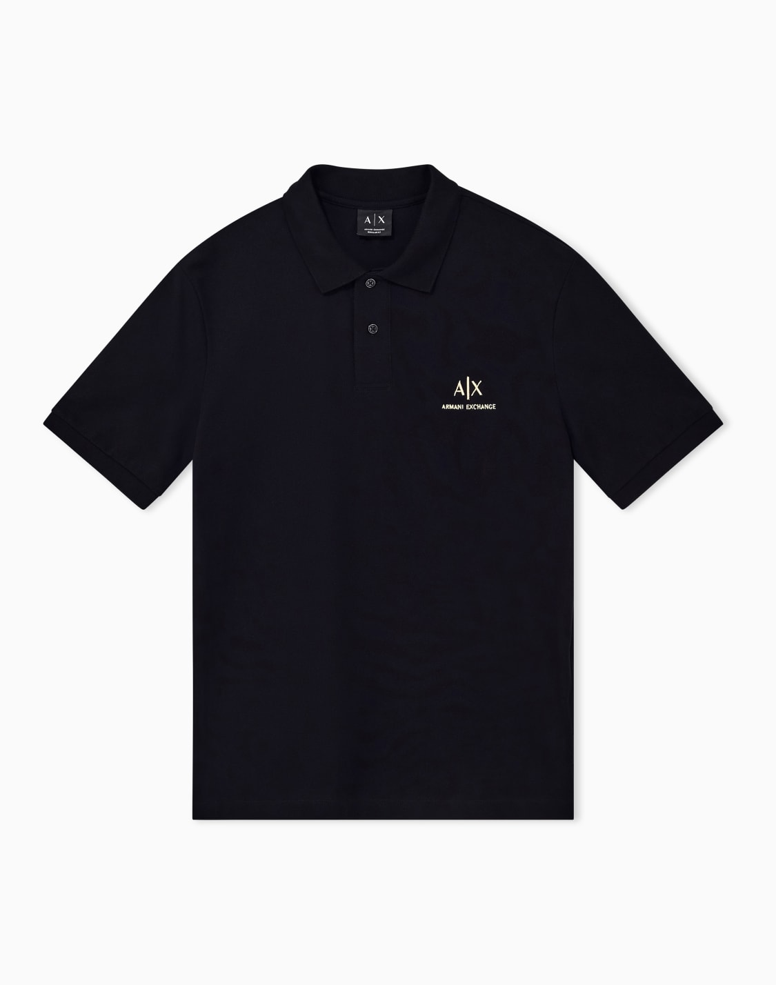 polo-vestibilit-regolare-in-piqu-di-cotone-con-logo-nero--armani-exchange