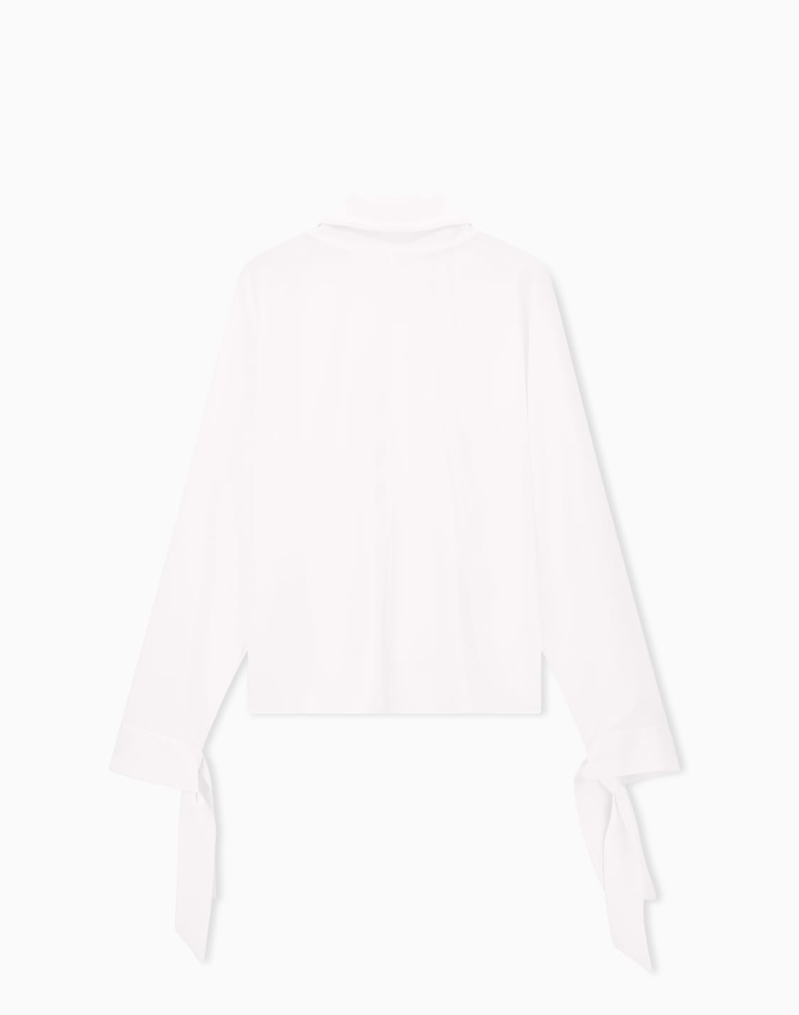 blouse-in-recycled-crepe-with-high-neckline-and-tie-cuffs-white--emporio-armani