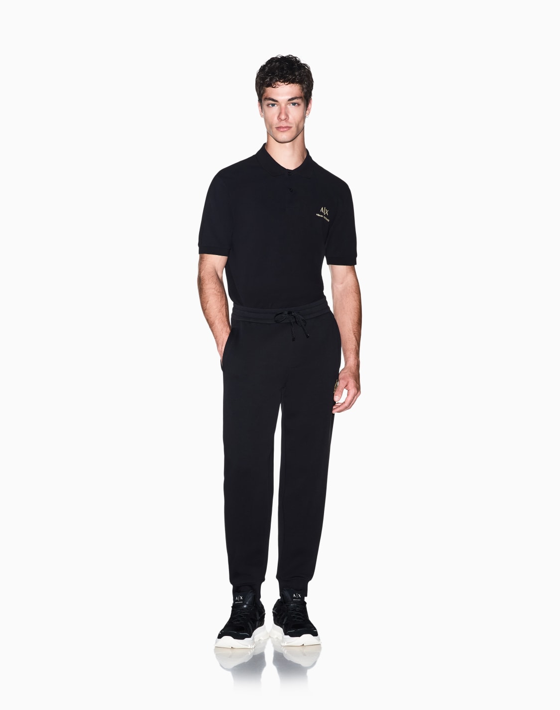 polo-vestibilit-regolare-in-piqu-di-cotone-con-logo-nero--armani-exchange