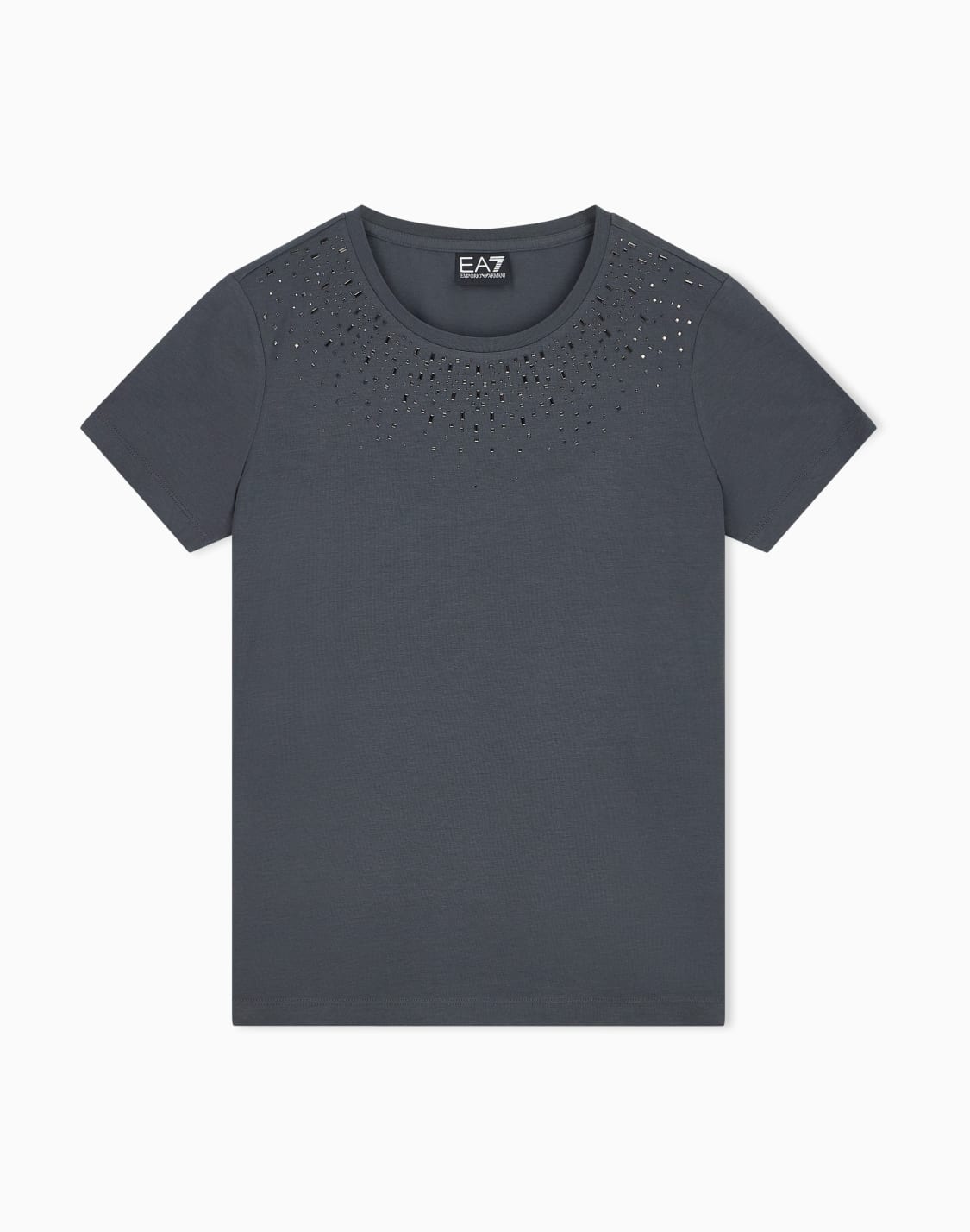 slim-fit-t-shirt-precious-in-cotton-jersey-brown--ea7