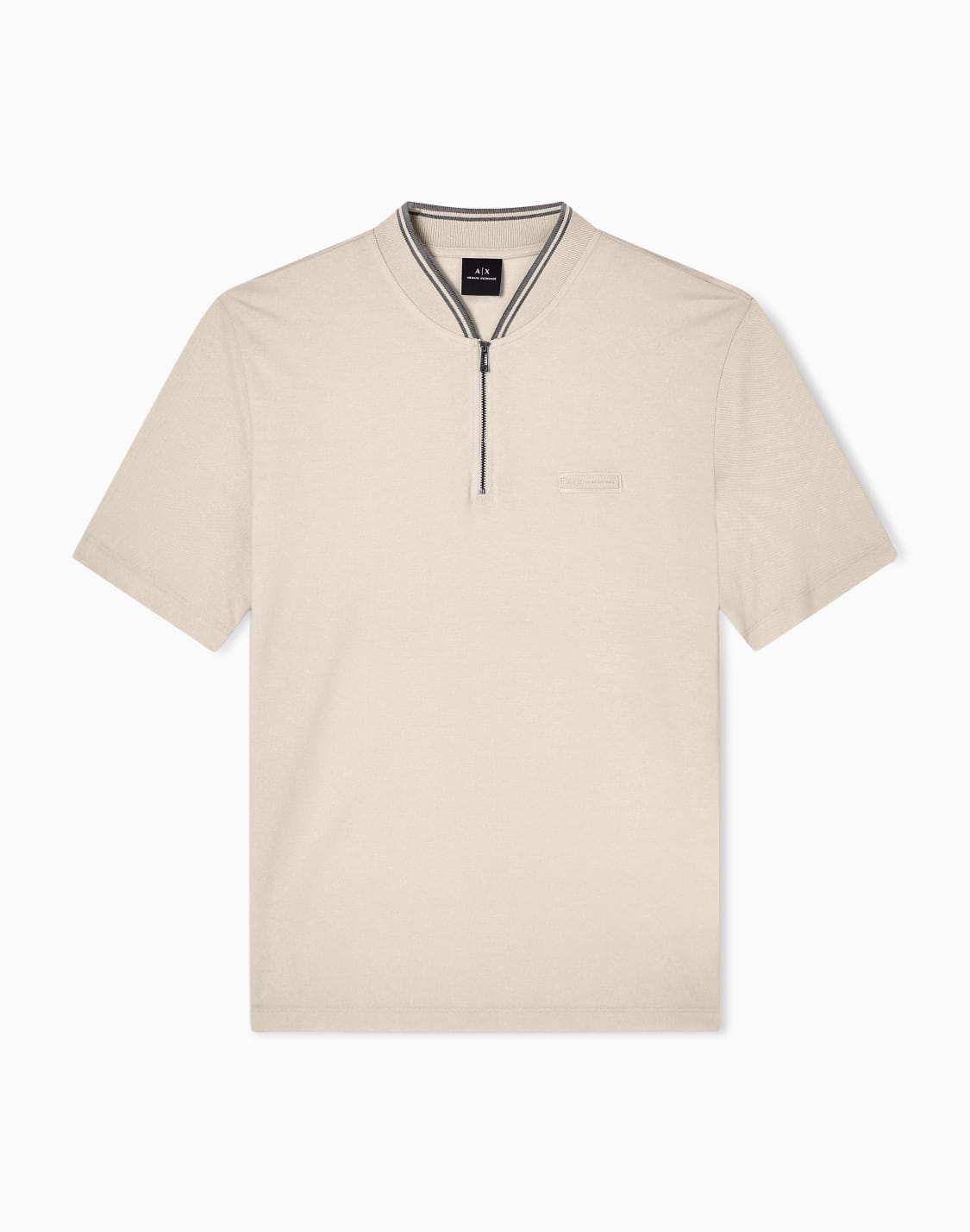 pique-polo-shirt-with-zip-beige--armani-exchange