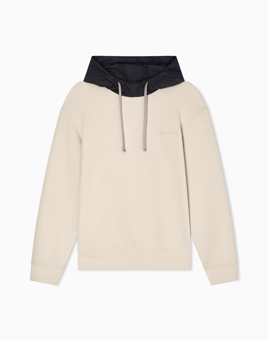 contrasting-hoodie-beige--armani-exchange