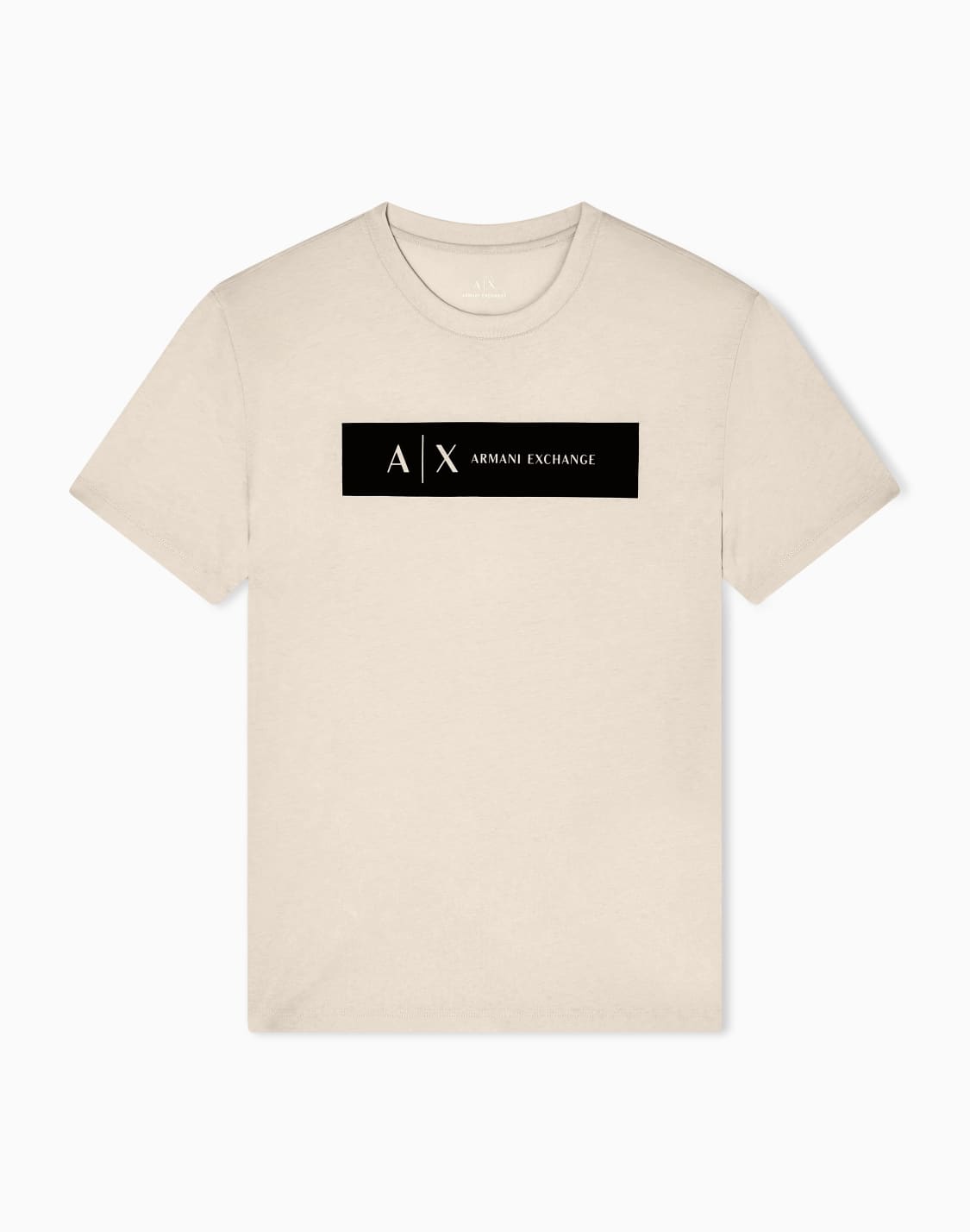 camiseta-de-corte-regular-con-logotipo-rectangular-beige--armani-exchange