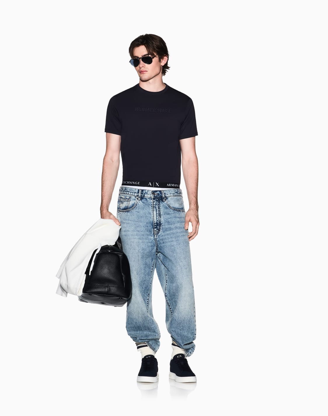 slim-fit-t-shirt-in-cotton-jersey-with-tonal-embossed-logo-navy-blue--armani-exchange