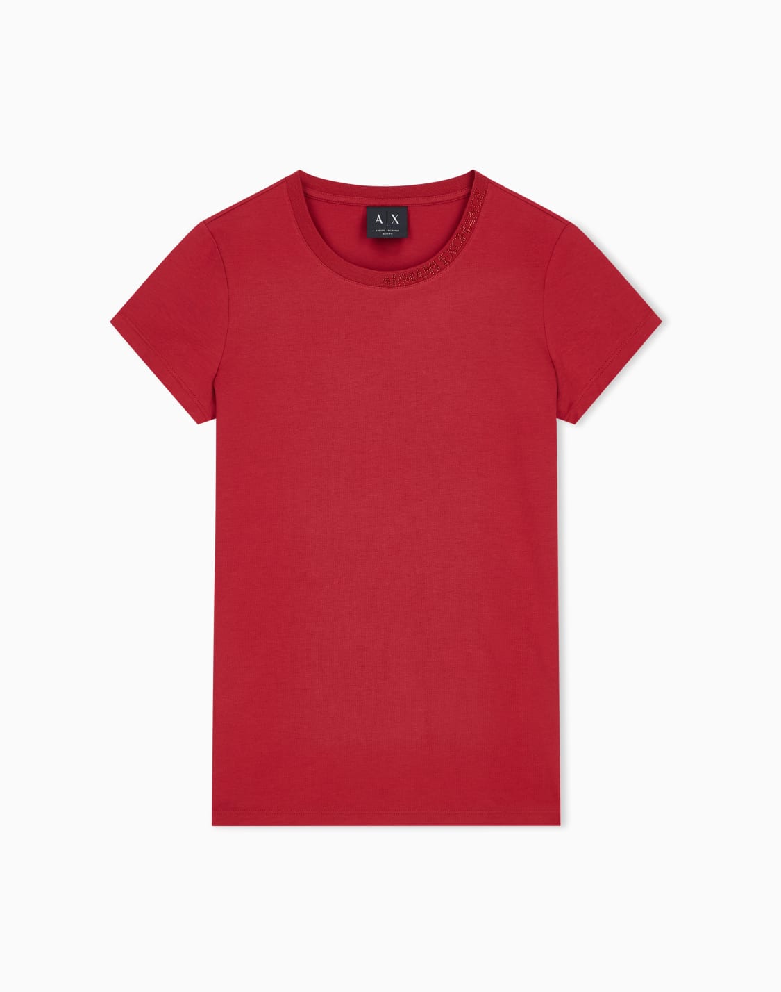 camiseta-up-for-party-de-algodn-con-pedrera-en-el-cuello-rojo--armani-exchange