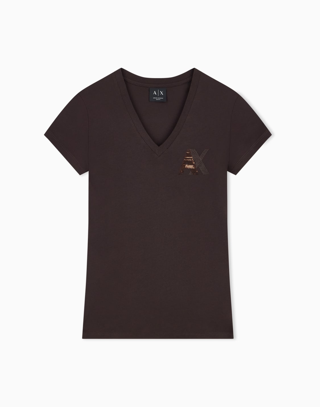 slim-fit-t-shirt-in-cotton-jersey-brown--armani-exchange
