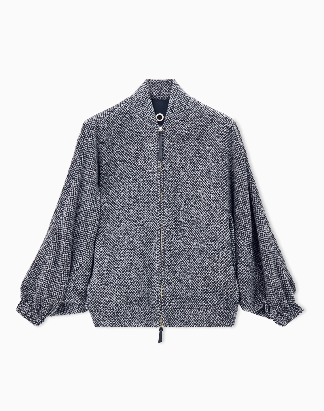 caban-de-cachemir-y-seda-efecto-boucl-con-cuello-alto-negro--giorgio-armani