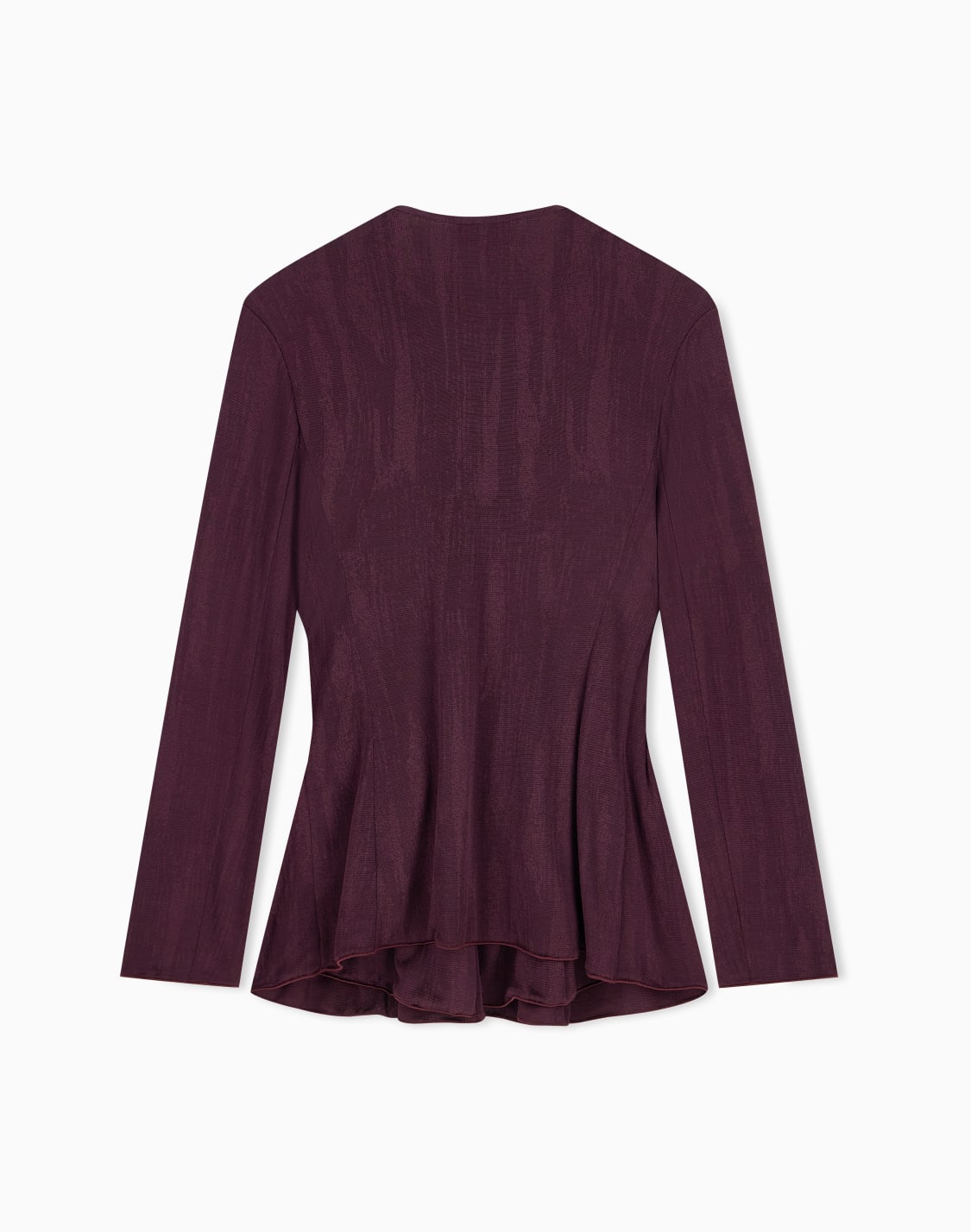 chaqueta-de-viscosa-jacquard-con-escote-en-v-y-punto-smock-burdeos--giorgio-armani