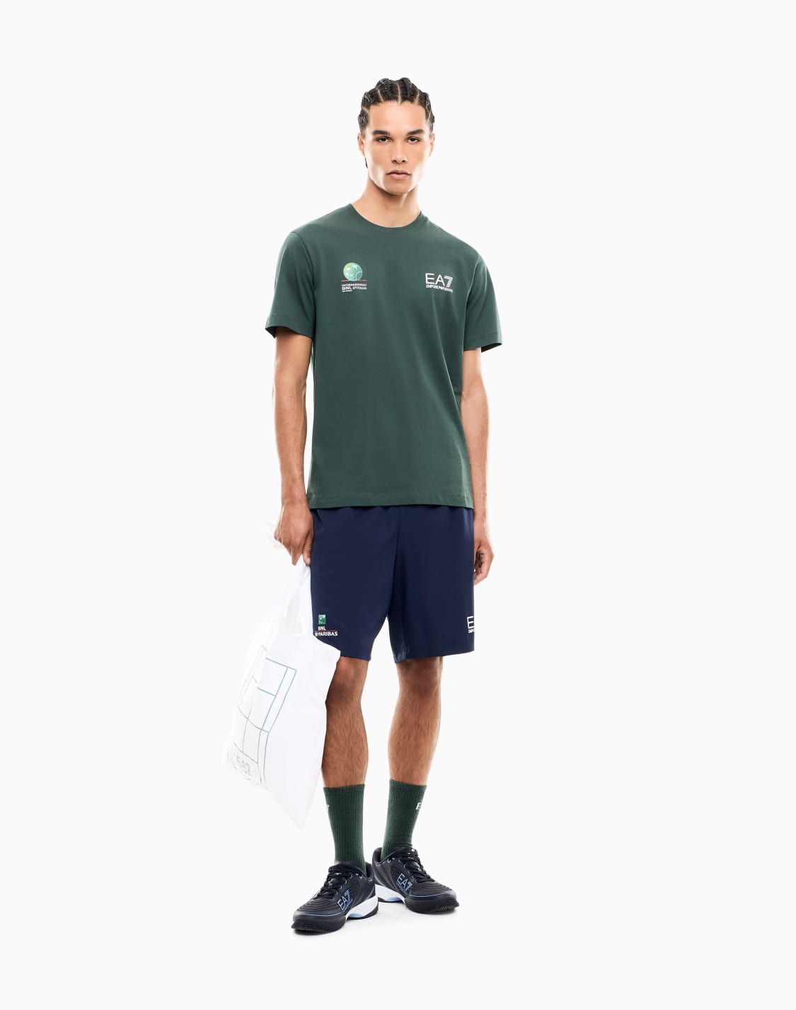 camiseta-de-cuello-redondo-de-algodn-masters-de-roma-internazionali-bnl-ditalia-verde--ea7