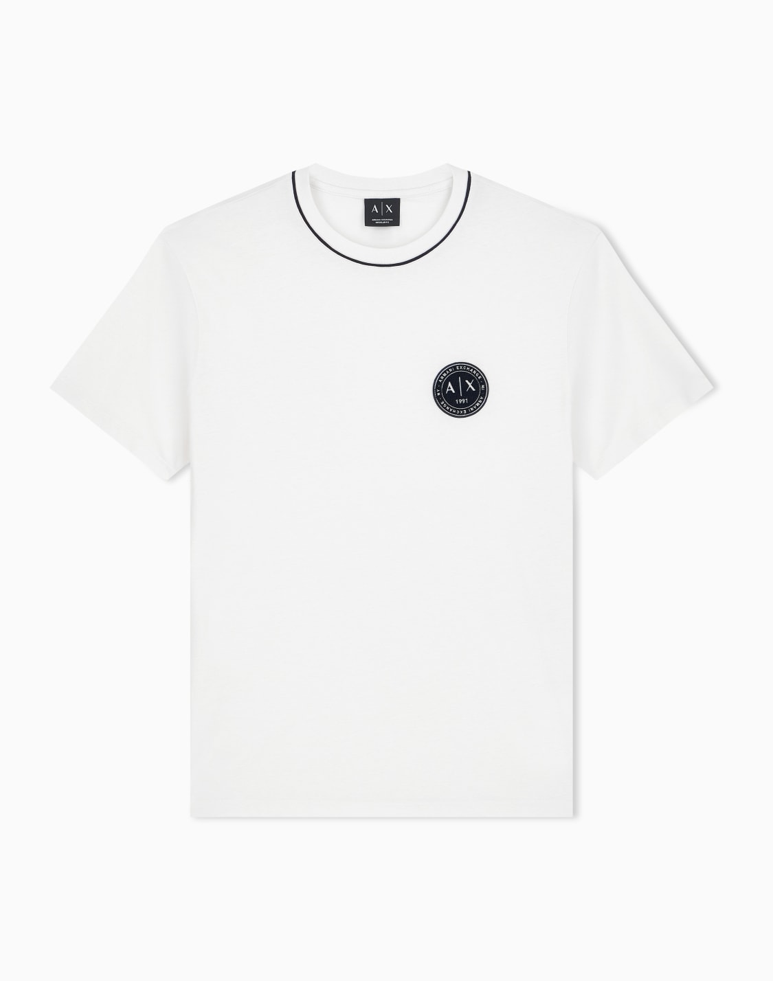 regular-t-shirt-in-cotton-jersey-white--armani-exchange