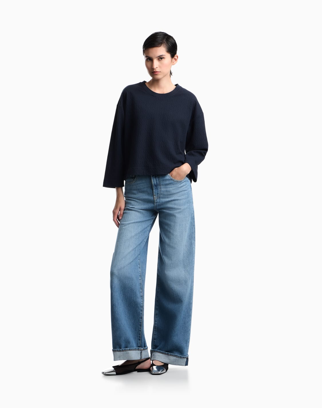 jeans-5-tasche-gamba-larga-a-vita-alta-in-denim-vintage-blu--emporio-armani